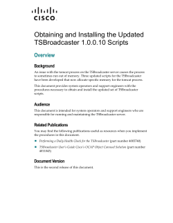Obtaining and Installing the Updated TSBroadcaster 1.0.0.10 Scripts