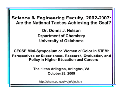 Dr. Donna Nelson