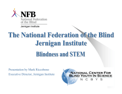 Blindness and STEM
