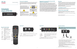 Cisco iDTA153 Adapter Installation Manual (Latin American Spanish)
