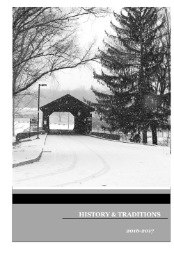 History and Traditions