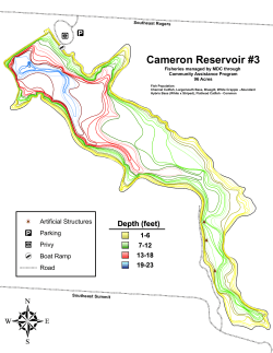 Cameron City Reservoir Map