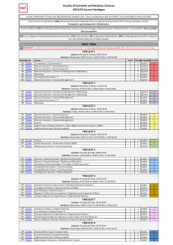 2015/16 course catalogue