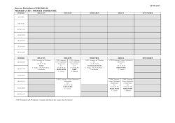 Primer trimestre