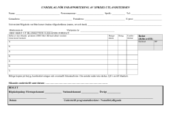 Spreks utlandstermin