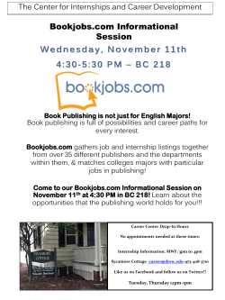 Bookjobs Flyer PPT- Revised