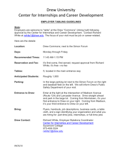 Employer Tabling Guidelines