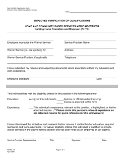 Appendix A