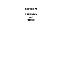 Appendix A - G Forms (Complete Set)