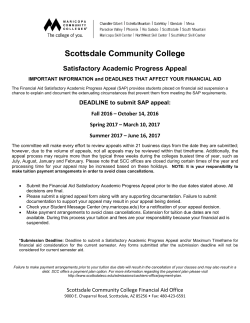 Financial Aid Appeal