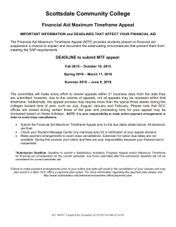 Maximum Timeframe Appeal