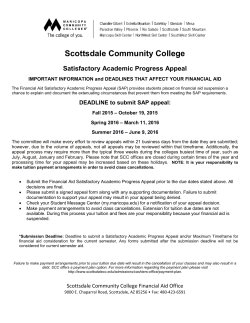 Financial Aid Appeal