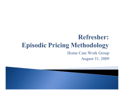 August 31, 2009 - Home Care Work Group
