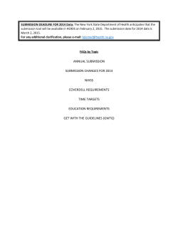 Data Collection Tool FAQs (December 2014)