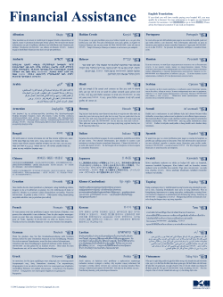 poster in multiple languages