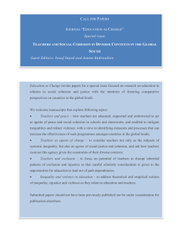 Call for Papers [PDF 225.30KB]