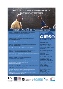 CIES conference flyer [PDF 571.39KB]