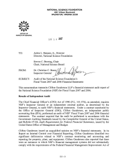 Independent Auditor s Report and