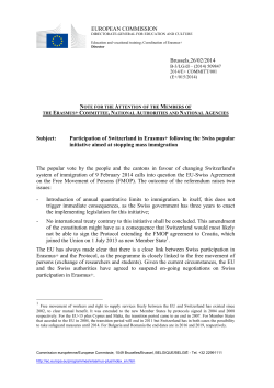 La Comissi Europea ha informat