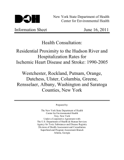 Information Sheet: Health Consultation--Hudson River PCBs