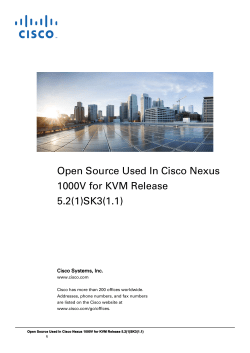 Licensing and Copyright Information for Cisco Nexus NX-OS Software, Release 5.2(1)SK3(1.1)