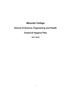 Chemical Hygiene Plan