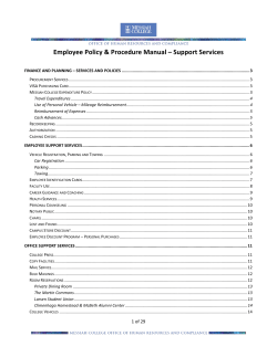 Section 4: Support Services