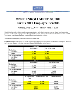 Messiah College Open Enrollment Guide