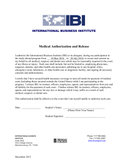 Medical Authorization and Release