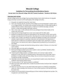Personalizing Rooms - Students