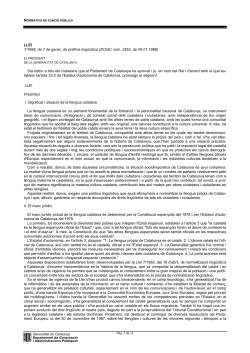 Llei 1/1998, de 7 de gener