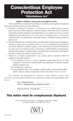 Conscientious Employee