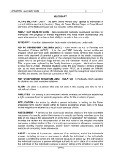 Glossary