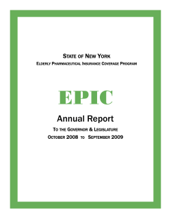 EPIC Program Annual report 2008-2009 is also available in Portable Document Format