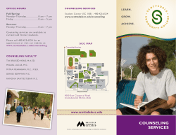 counseling brochure
