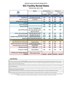 scc facilities rental rates effective april 1 2013
