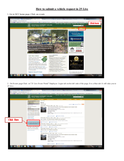How to submit a vehicle request in 25Live