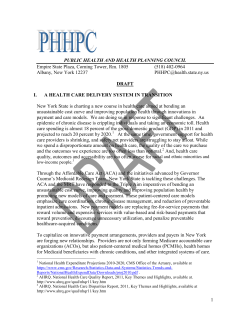 Draft Recommendations