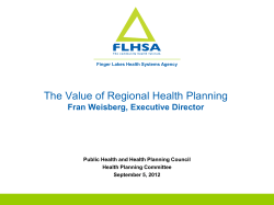 Presentation by Fran Weisberg