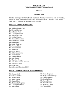 August 4th Meeting Minutes