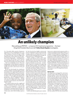 An Unlikely Champion (Bush's PEPFAR)