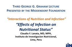 Effects of Infection on Nutritional Status