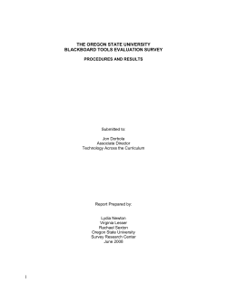 2008 Blackboard Report