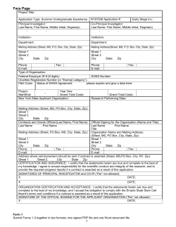 Fillable Forms 1 through 3