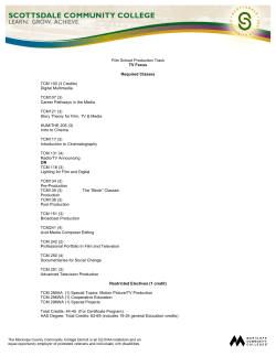 production track tv focus temp pdf