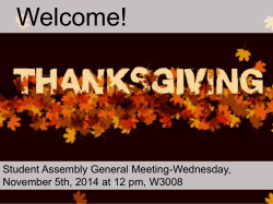 General Meeting PowerPoint Presentation