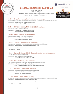 Agenda with Topics