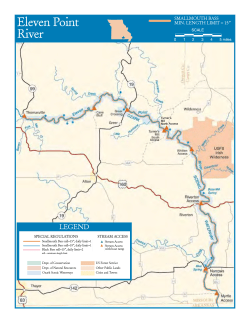 Eleven Point River Map
