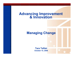 Managing Change