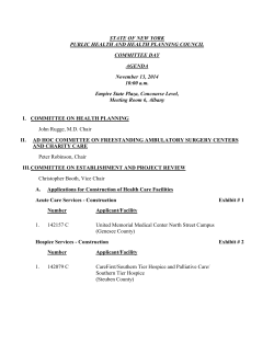 Committee Day Addendum